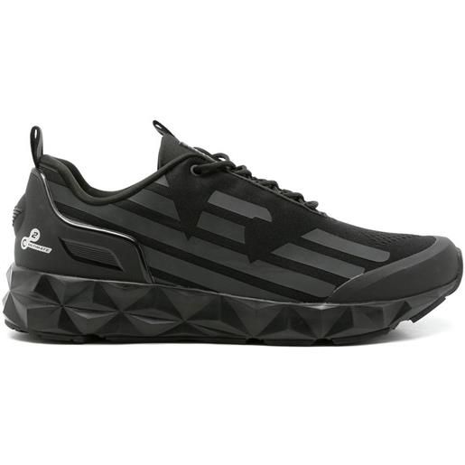 Ea7 Emporio Armani sneakers ultimate combat con stampa - nero