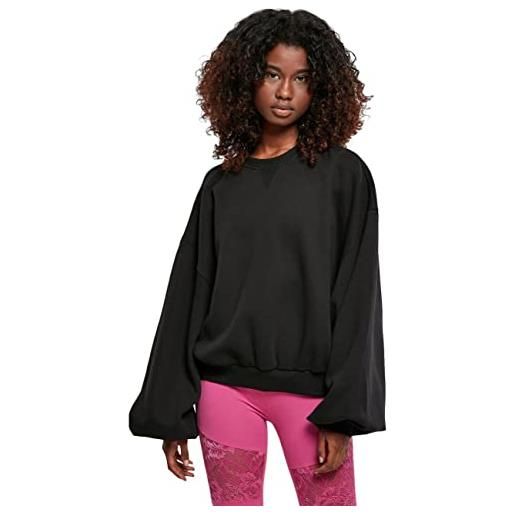 Urban classics maglione oversize donna con maniche lunghe a palloncino, maglione donna in cotone, diversi colori e taglie xs/s - xl/xxl
