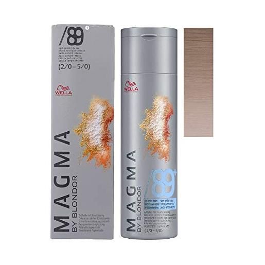 Wella magma by blondor - colorante pigmentato per capelli, n. 89+ perl-cendre, 120 g