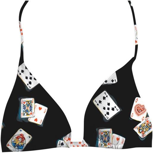 Zeybra - triangolo donna carte poker nero