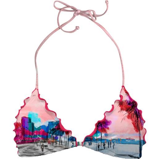 Zeybra - triangolo bambina arricciato brasile rosa