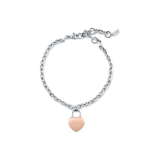 Mvmt braccialetto da donna collezione heartlock bracelet oro rosa - 28200183