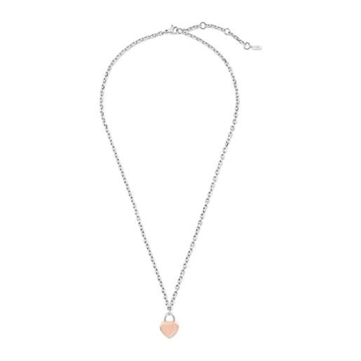 Mvmt collana da donna collezione heartlock necklace oro rosa - 28200186