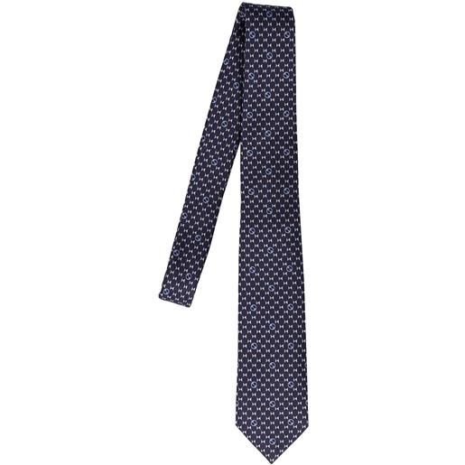 GUCCI cravatta in seta stampata 7cm