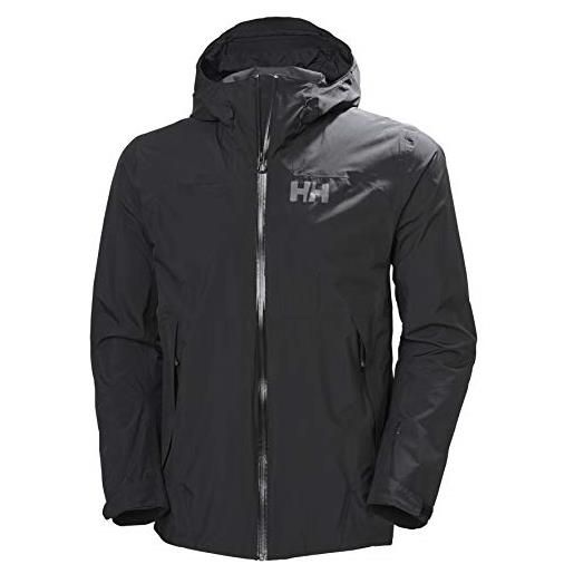Helly Hansen verglas 2l ripstop, giacca funzionale uomo, black, l