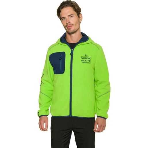 Scuola nautica italiana - pile uomo top loft lime