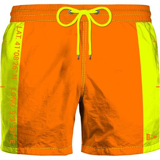 Scuola nautica italiana - costume uomo 218326 orange fluo