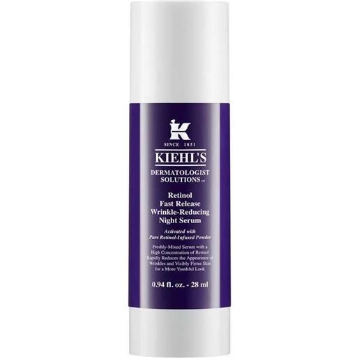 KIEHL'S retinol fast release wrinkle-reducing night serum 28ml tratt. Viso notte antirughe, siero viso antirughe, trattamento rigenerante