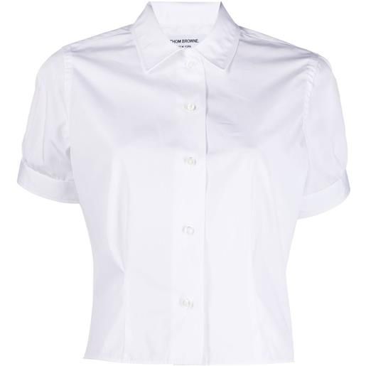 Thom Browne camicia crop - bianco
