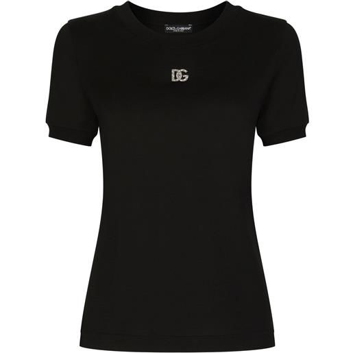 Dolce & Gabbana t-shirt con decorazione - nero