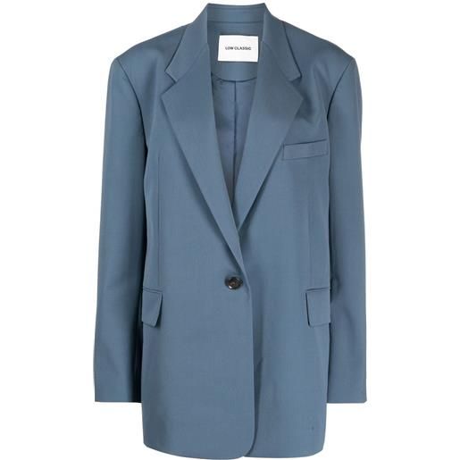 Low Classic blazer monopetto oversize - blu