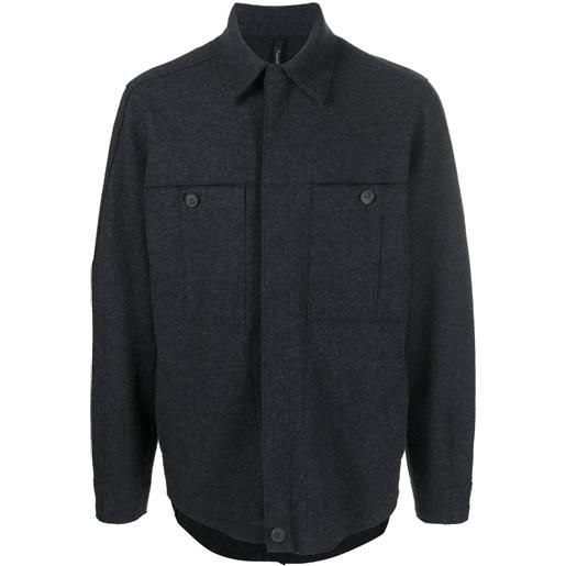 Transit giacca-camicia con taschino - grigio