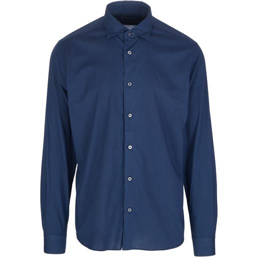MASTRICAMICIAI | camicia cotone blu