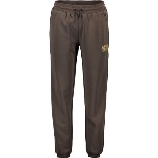 EA7 Emporio Armani pantaloni con polsino gold label