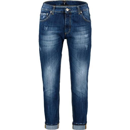 V2 jeans tasca fantasia