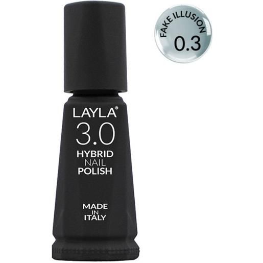 LAYLA 3.0 hybrid nail polish - smalto per unghie n. 0.3 fake illusion