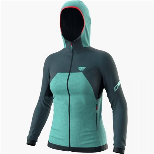 DYNAFIT tour wool thermal hooded w jacket blue berry