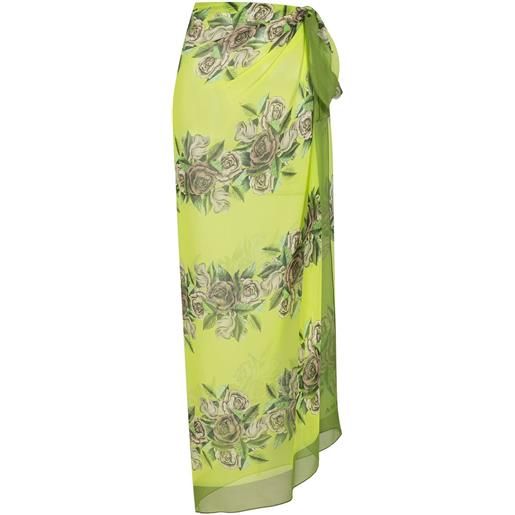 Amir Slama sarong a fiori - verde