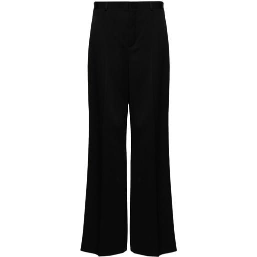 Saint Laurent pantaloni a gamba ampia - nero