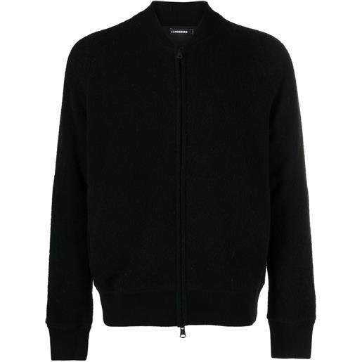 J.Lindeberg maglione mario con zip - nero