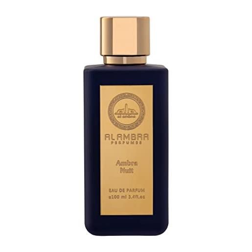 ALAMBRA ambra nuit eau de parfum 100ml ALAMBRA perfumes, 545.0 grams, 1 item