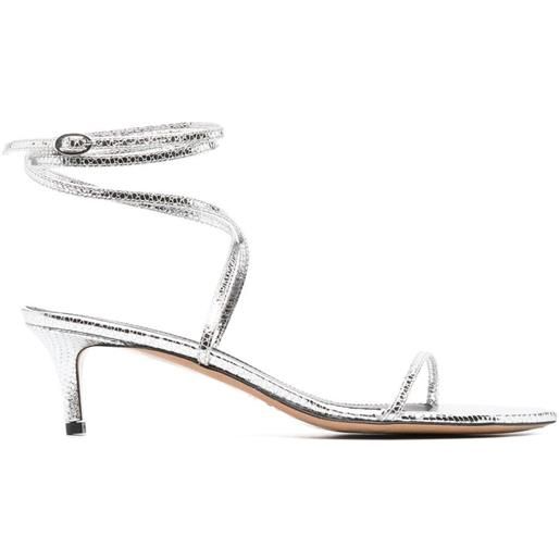 Isabel Marant sandali con cinturino alla caviglia 60mm - argento
