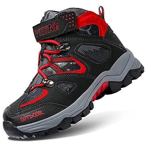 ASHION scarpe da escursionismo stivali da neve scarpe da trekking calzature da escursionismo unisex - bambino(b blu, 31 eu)
