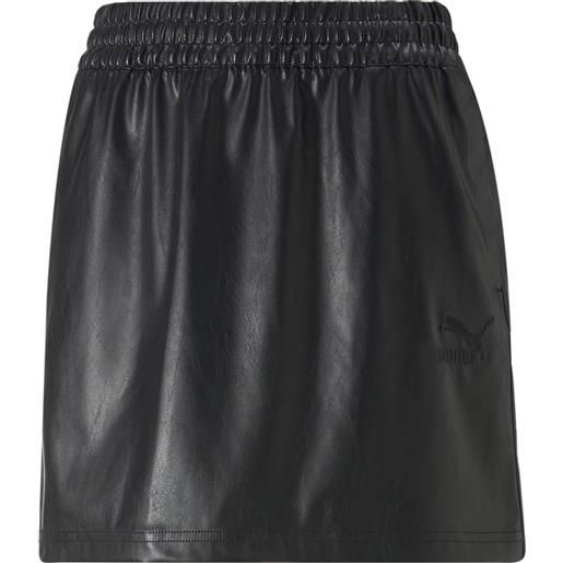 PUMA t7 faux leather mini skirt - disponibili solo taglie: xs s m