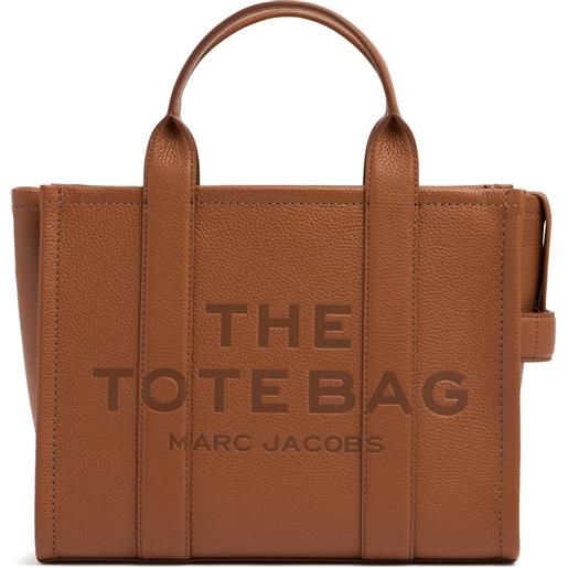 DONNA MARC JACOBS BORSA TOTE MINI MARRONE IN COTONE