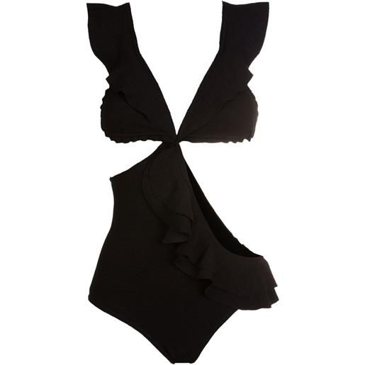 Clube Bossa costume intero con ruches - nero