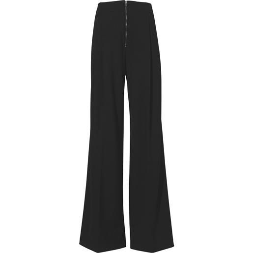 Proenza Schouler pantaloni a gamba ampia con zip - nero