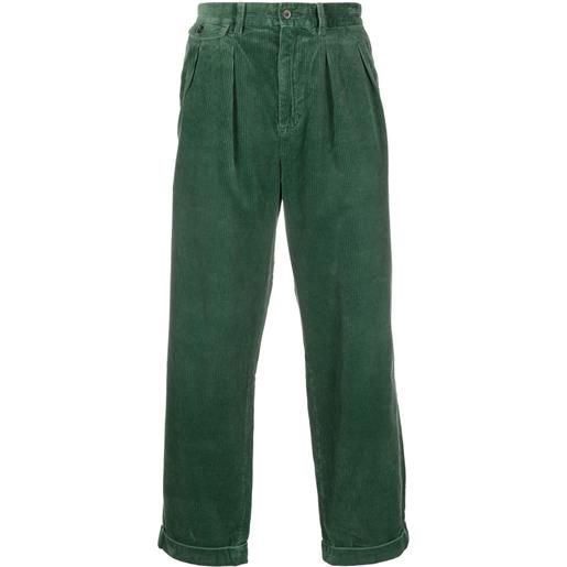Polo Ralph Lauren pantaloni whitman con pieghe - verde