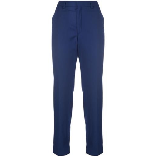 Filippa K pantaloni sartoriali emma crop - blu