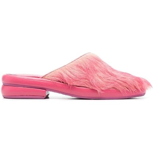 Eckhaus Latta sandali slides moroccan - rosa