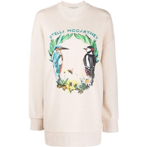 Stella McCartney maglione con stampa - toni neutri