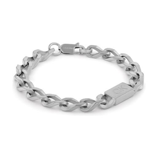 Calvin Klein braccialetto a catena da uomo collezione outlook di acciaio inossidabile - 35000254