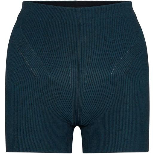 Dion Lee shorts a coste - blu