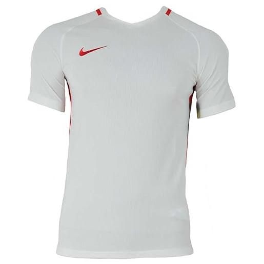 Nike t-shirt Nike ntf brand da uomo, (bianco/rosso iper/antracite/argento riflettente), s