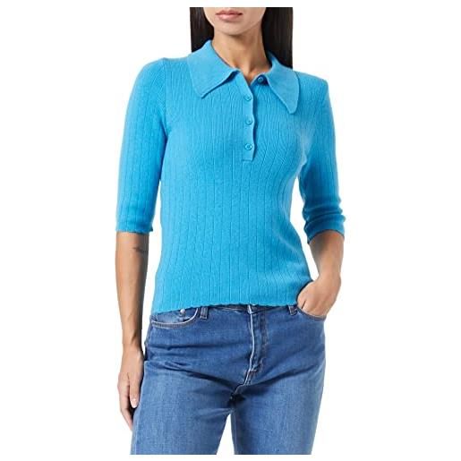 United Colors of Benetton maglione 1035d3008 donna, turchese 68y, m