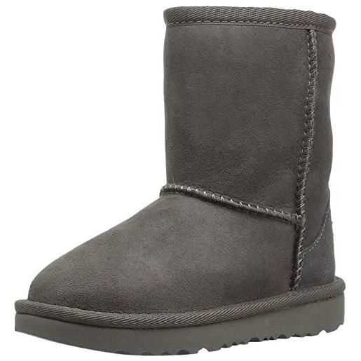 UGG classic ii stivali classici da unisex - bambini e ragazzi, nero, 22 eu