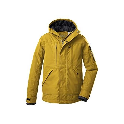 Killtec boy's giacca outdoor/giacca funzionale con cappuccio kow 189 bys jckt, burned yellow, 164, 38480-000