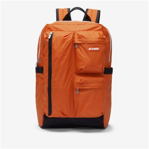 K-Way zaino multiuso k way ambert orange rust h48