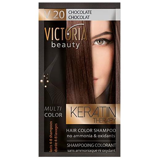 Victoria Beauty vb hair color shampoo/chocolate/ - №20 40ml (pack of 6)