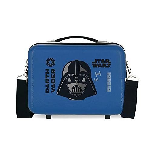 Star Wars darth vader trousse adattabile con tracolla blu 29 x 21 x 15 cm rigida abs 9,14 l