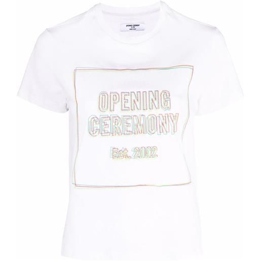 Opening Ceremony t-shirt con stampa - bianco