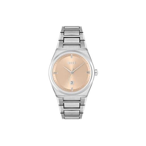 Boss orologio analogico al quarzo da donna con cinturino in acciaio inossidabile argentato - 1502670