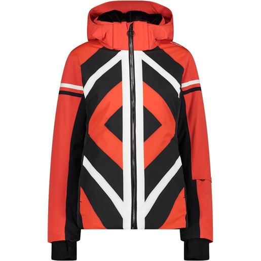 Cmp zip hood 32w0256 jacket rosso 2xs donna