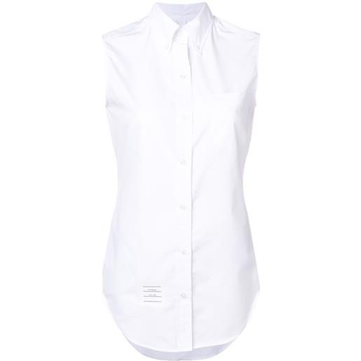 Thom Browne camicia smanicata - bianco