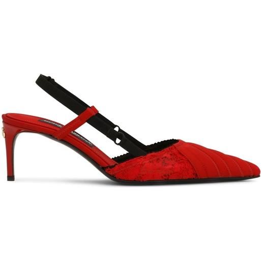 Dolce & Gabbana pumps con cinturino posteriore - rosso
