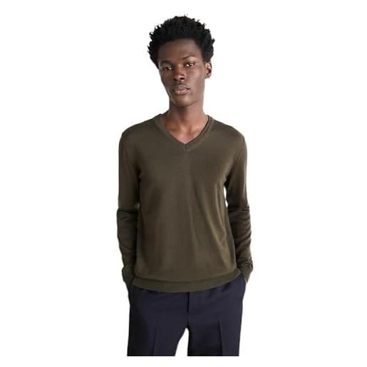 HUGO san vredo-m maglione lavorato a maglia, dark green302, xl uomo